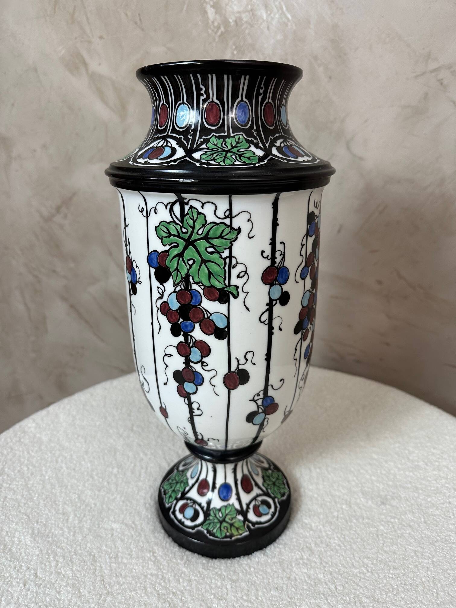 Art Deco vase signed