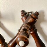 Folding wall coat rack XIXth