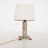 Stone table light, France, 1960's