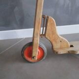 Old wooden scooter