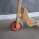 Old wooden scooter