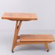 Two tier tray TV table 1950s Holland