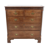 Antique oak cabinet with 5 drawers