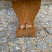 Vintage solid wood farm bench 100 cm – Rustic & chalet style 1960