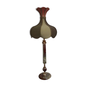 Handmade onyx stand lamp and abt-jour