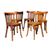 Set 5 chairs Baumann n°108 years 50