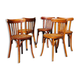 Set 5 chairs Baumann n°108 years 50