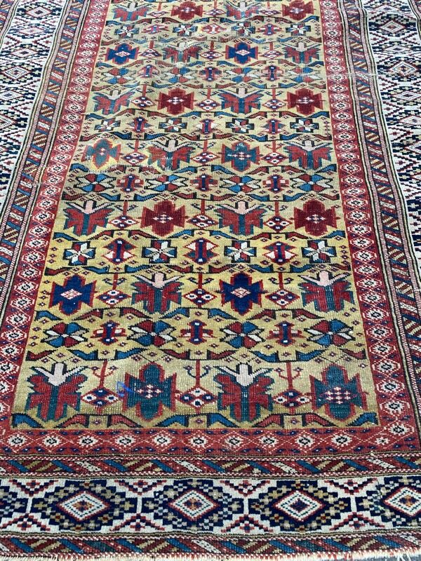 Tapis ancien caucasien chirwan 105x165 cm