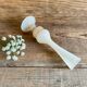 Beige opaline vase