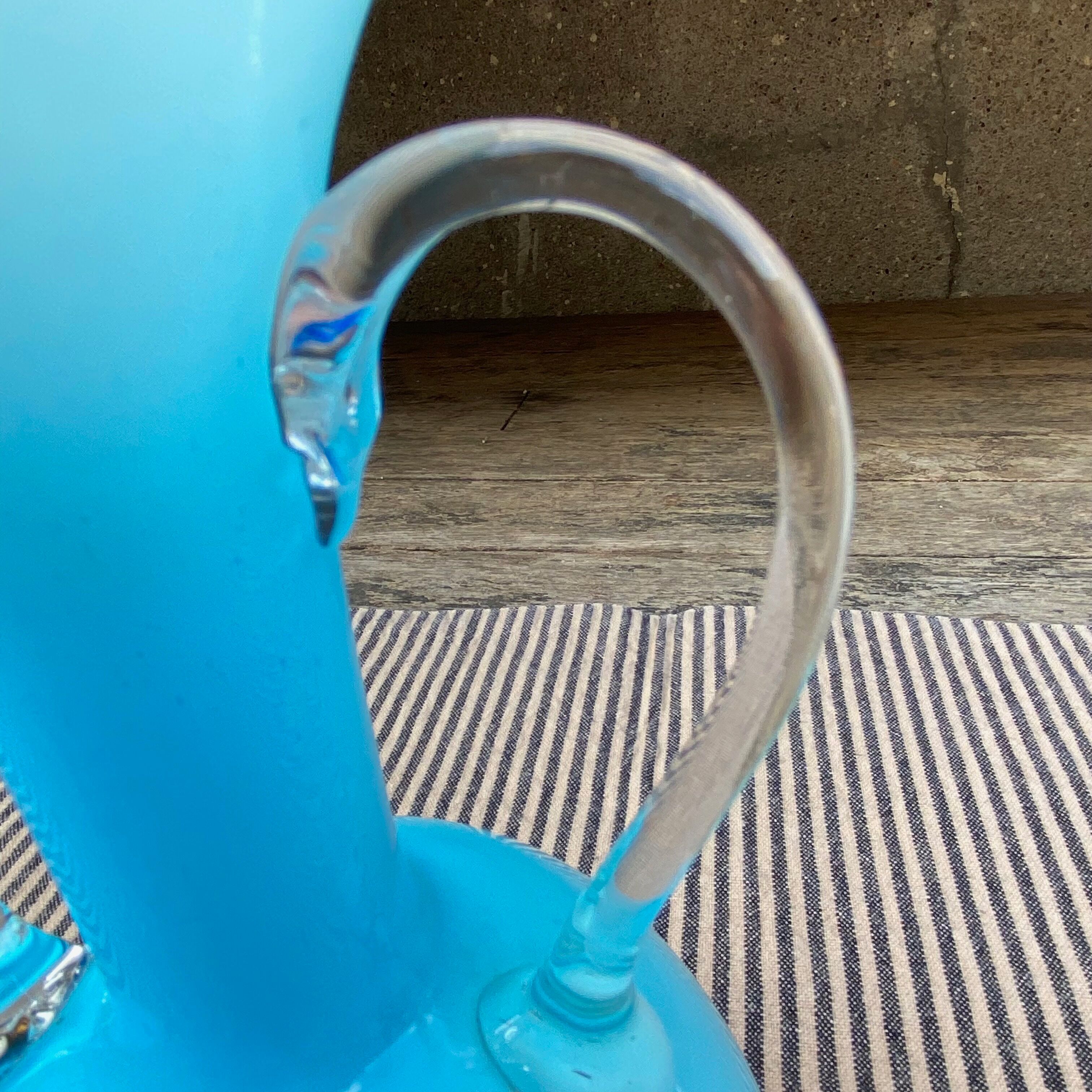 Opaline vase and blown glass