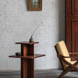 Pied de stalle, display side table in art deco style, France, 1940s