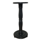 Large black oak side table