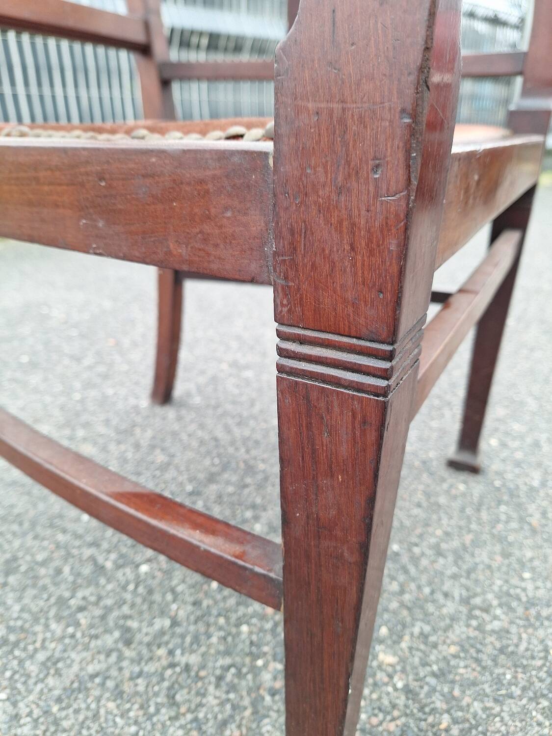 Art Nouveau Arts and Crafts armchair