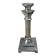 Silver-plated column candlestick – Corinthian style