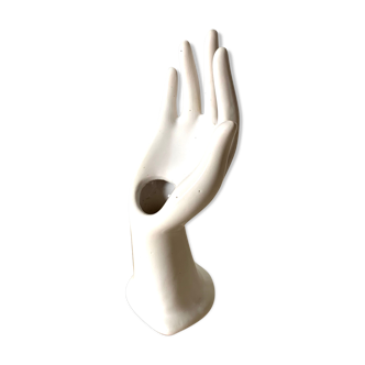Ceramic hand vase