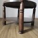 1950s French Oak Table in the Style of Charles Dudouyt