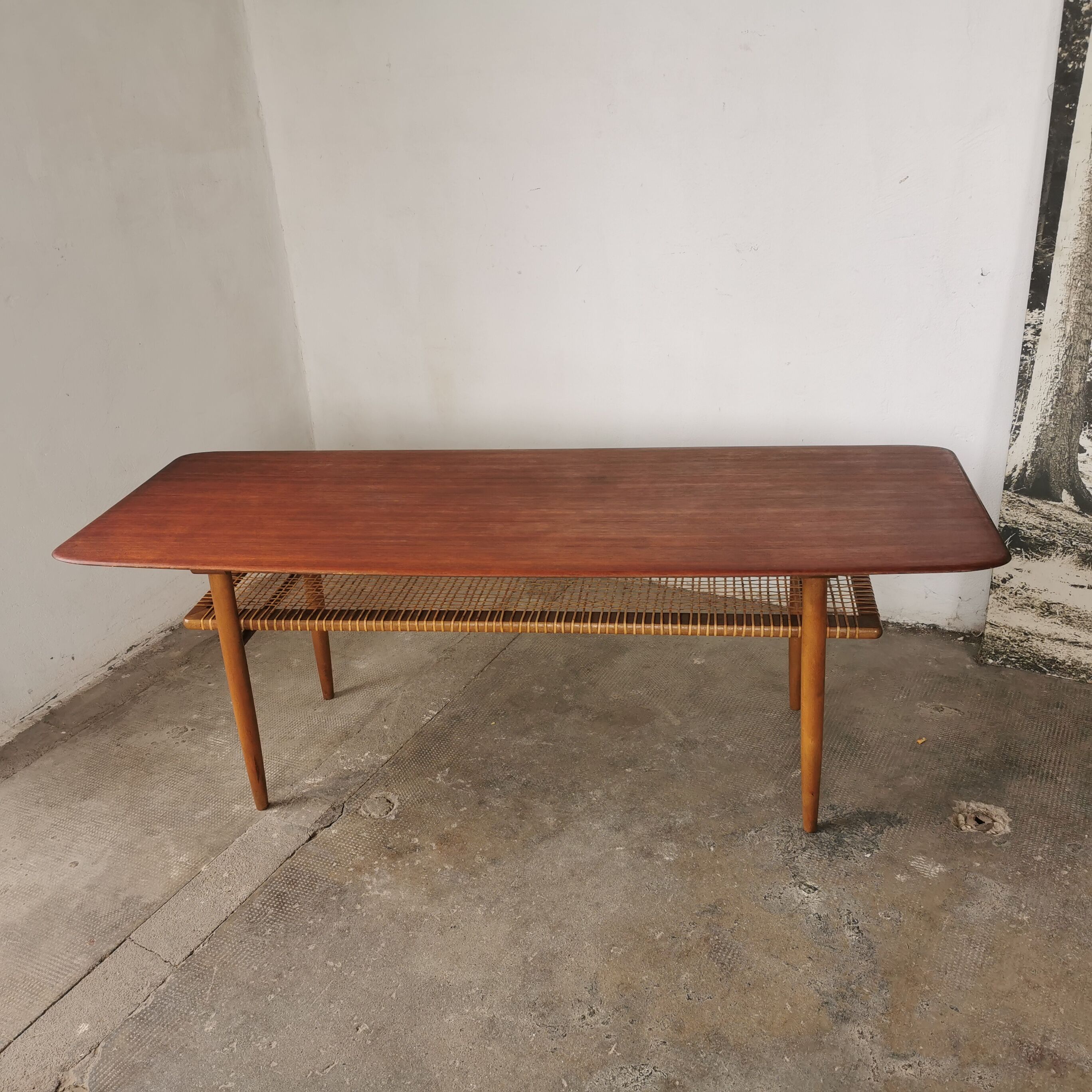 Vintage Scandinavian style coffee table from the 60s