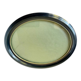 Oval  bakelite black frame  29 cm x 23 cm