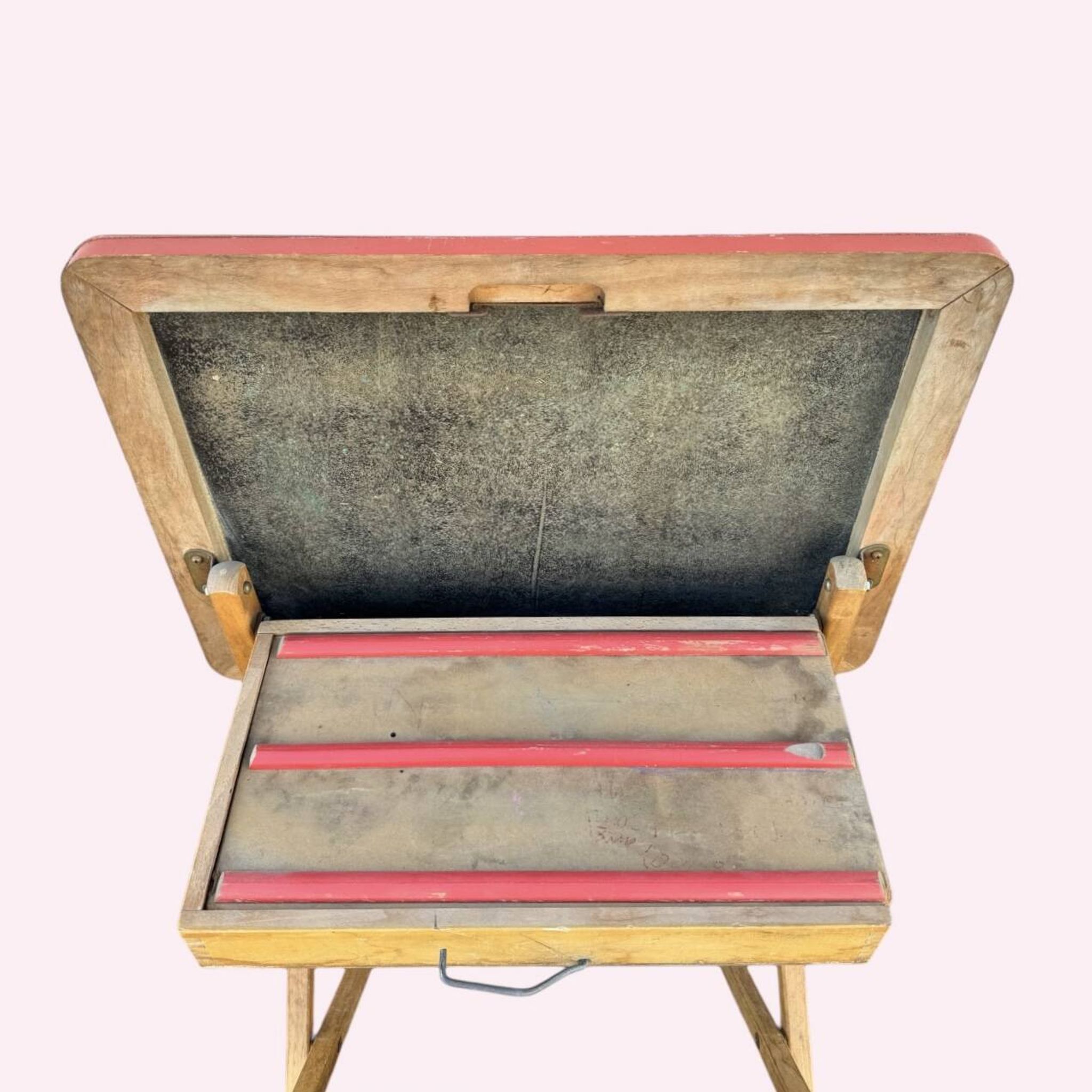 Bureau d’écolier pliable Plideal, années 1960