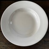 Vintage set of 8 powder pink soup plates Digoin Sarreguemines