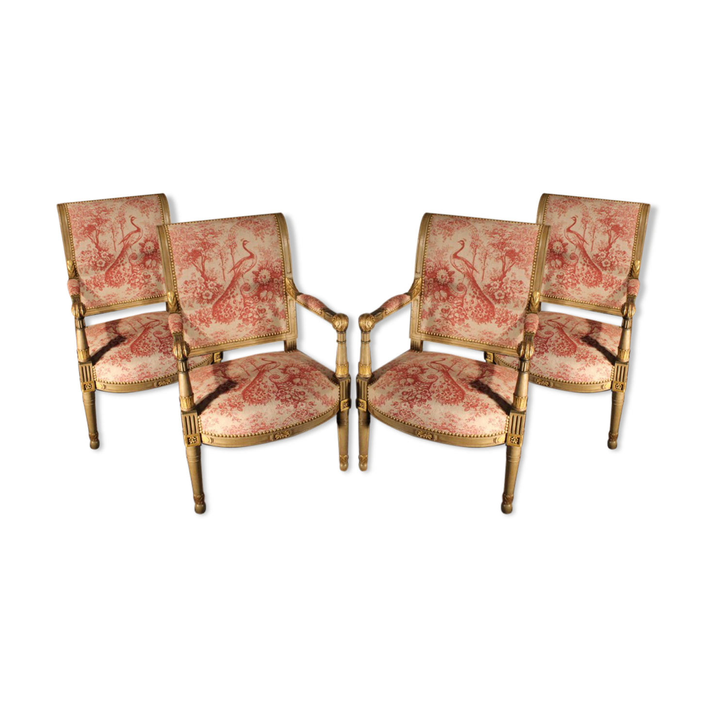 Lot de 4 chaises directoire