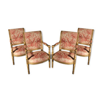 Lot de 4 chaises directoire