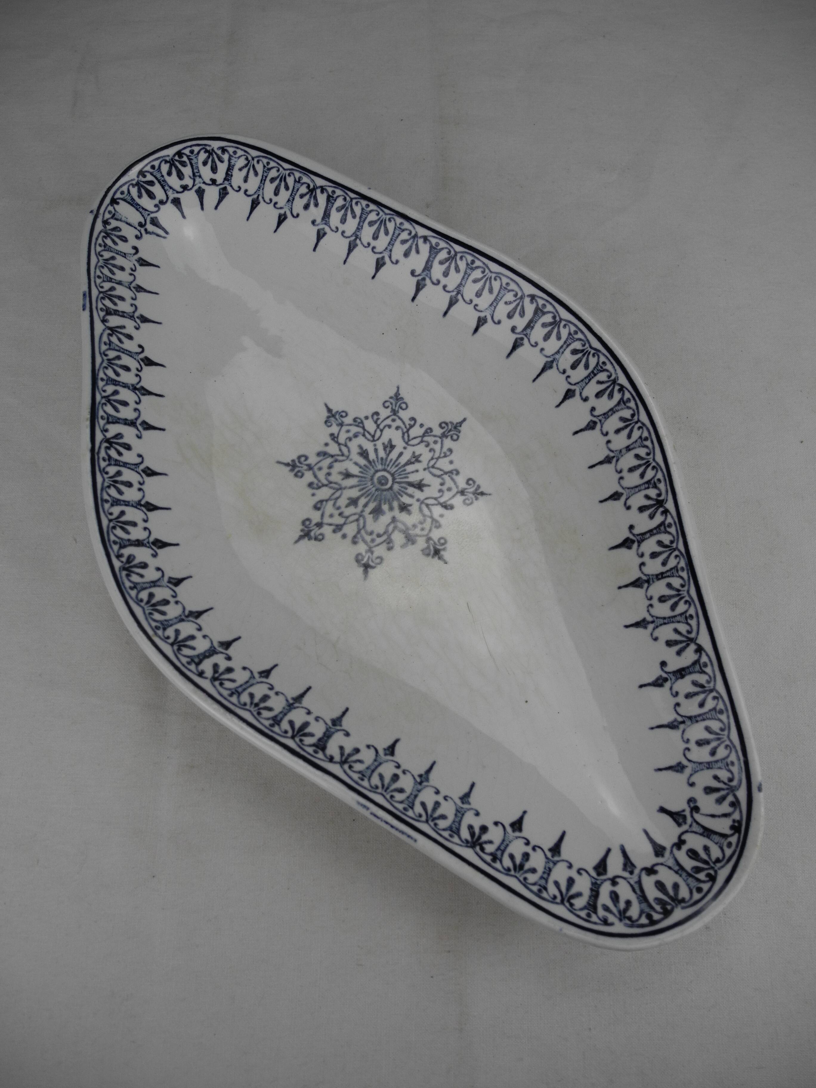 Old st amand primax antique french dish 30s