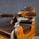 Chaise Barbier Art Déco Chêne et Cuir