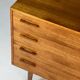 Commode en teck danois de Kai Kristiansen des années 60 vintage