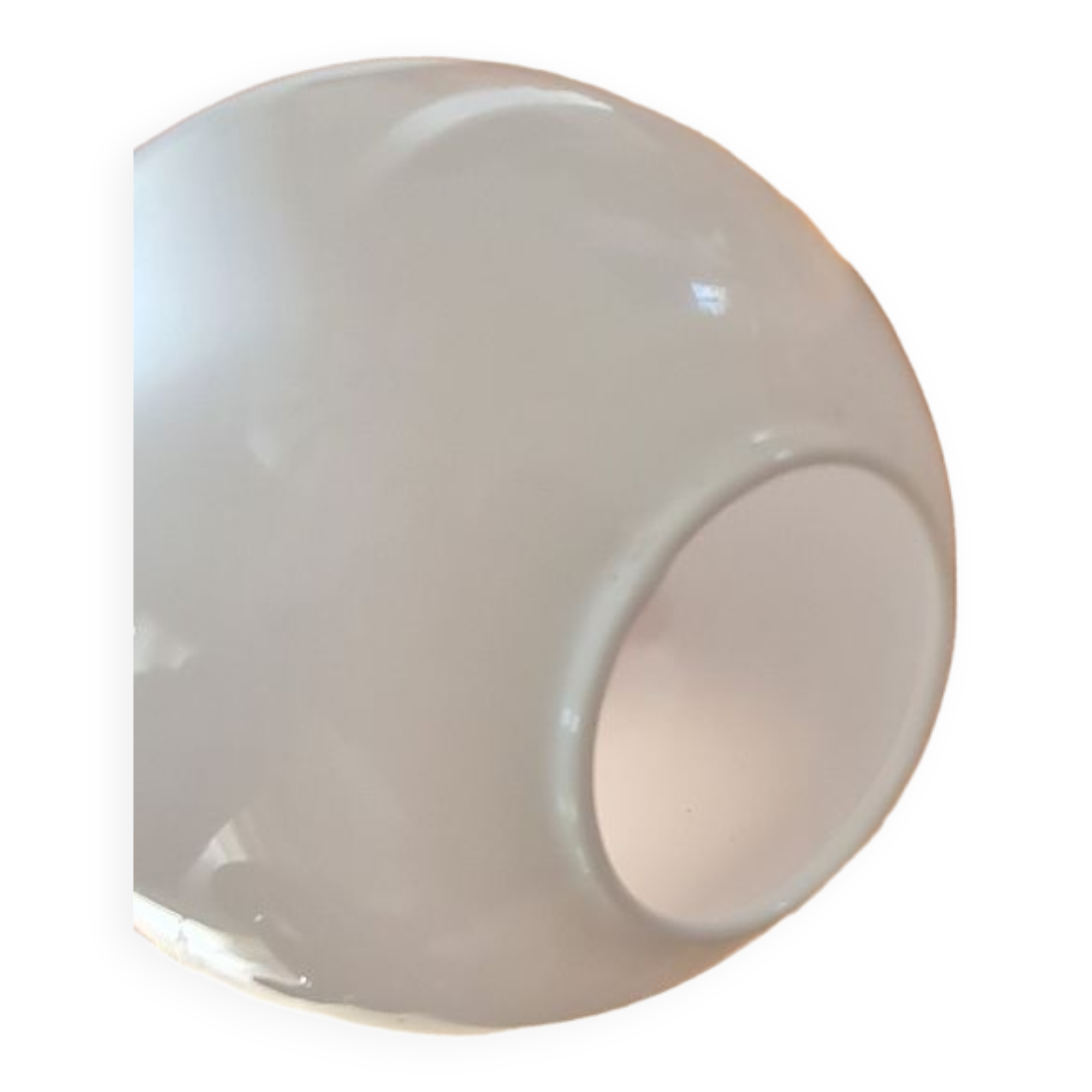 Opaline and porcelain wall light