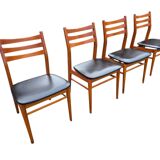 4 Scandinavian chairs from the 1960s
