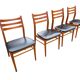 4 Scandinavian chairs from the 1960s