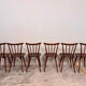 Set of 6 Fanett bistro chairs from the 1960s.