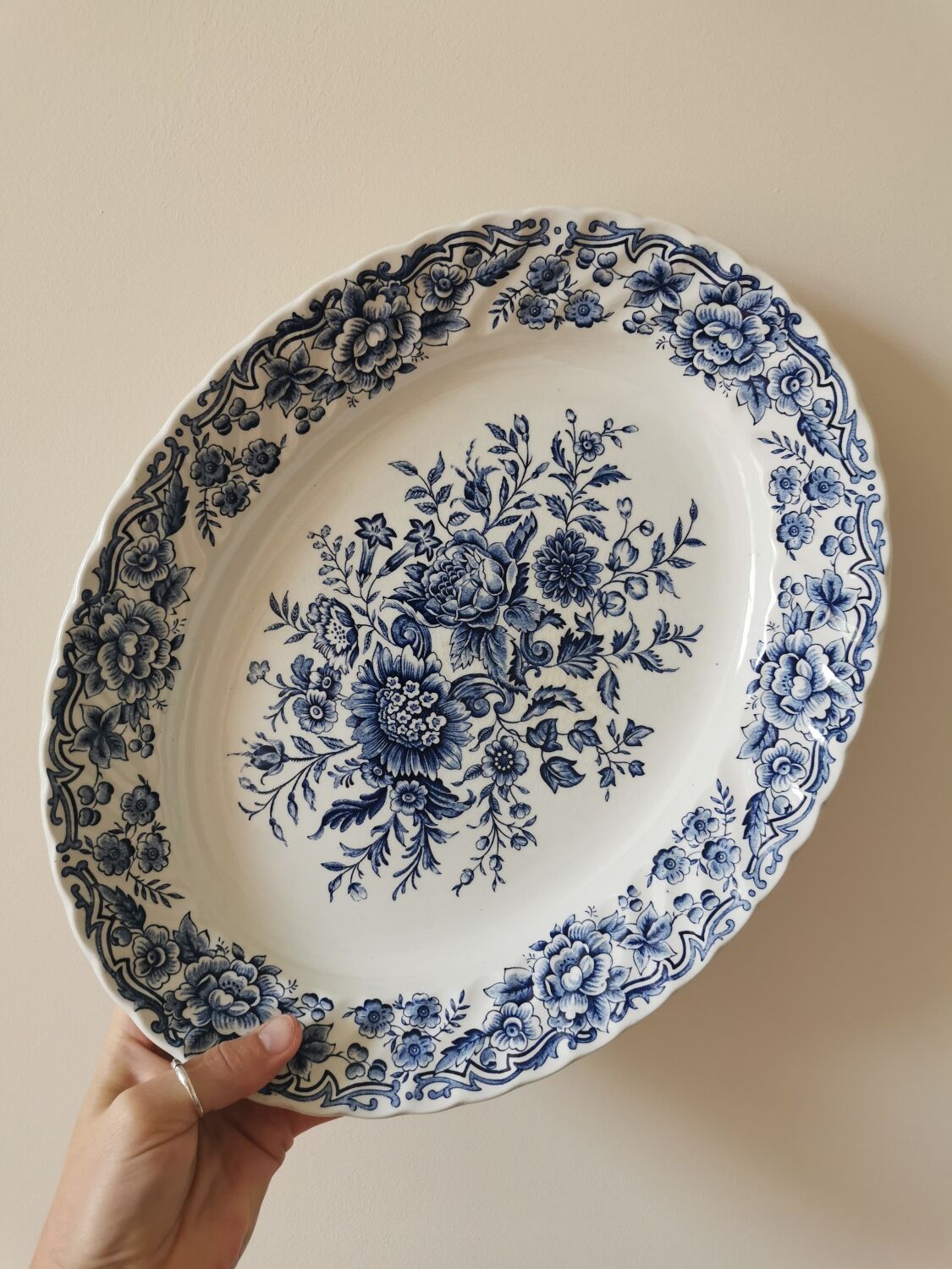 Ridgway vintage oval dish
