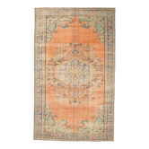 Tapis Vintage Classique Orange Pâte 6x10, 180x300Cm SK 3476