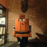 Vintage Elettra barber chair, 1970s