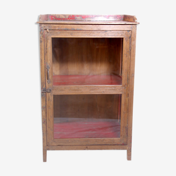 Old Burmese teak showcase