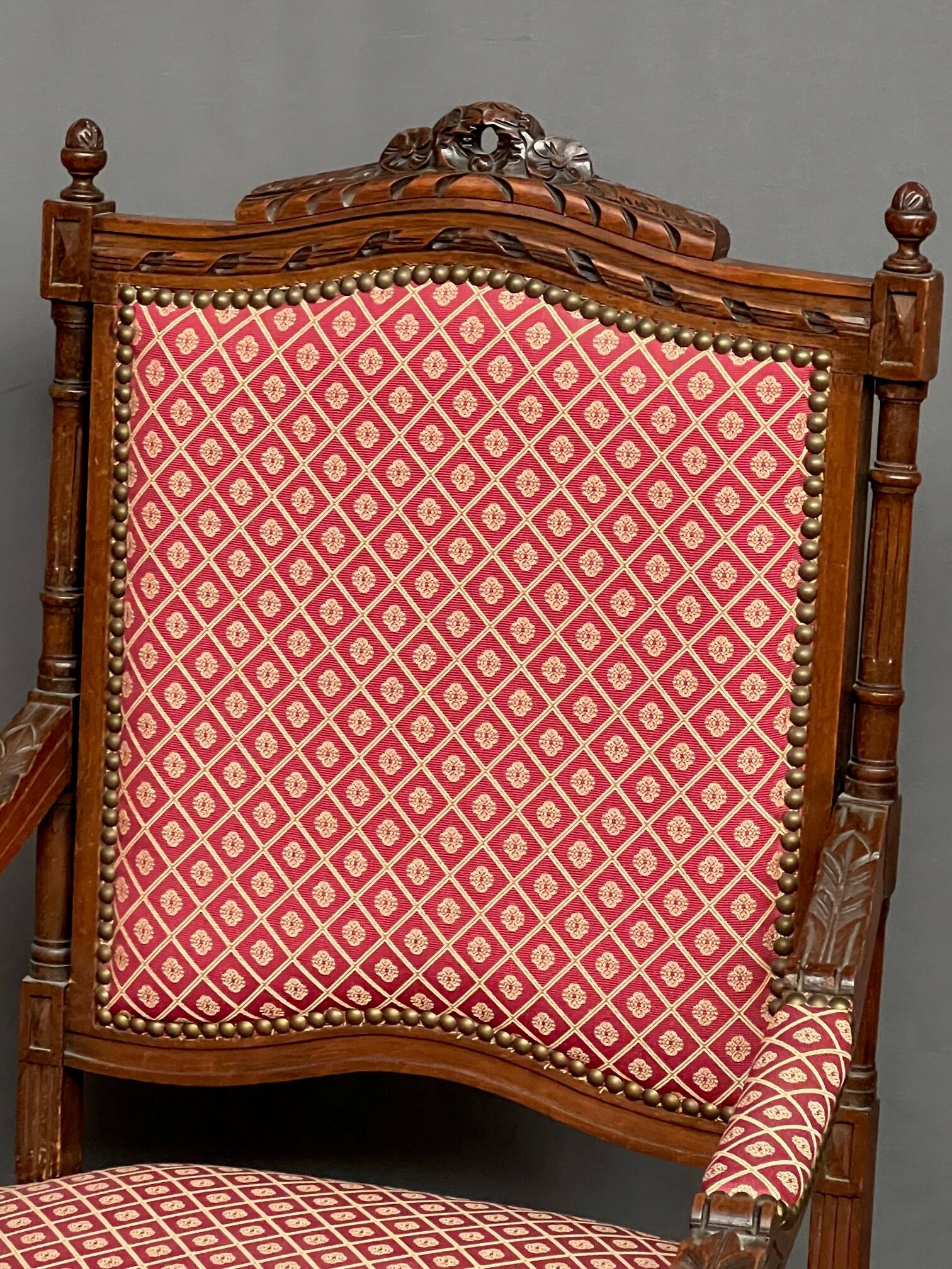 Antique Louis XVI style armchair