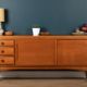 Retro Teak 1960s Short Sideboard By Uniflex