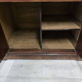 Commode ancienne en acajou flammé de style louis philippe