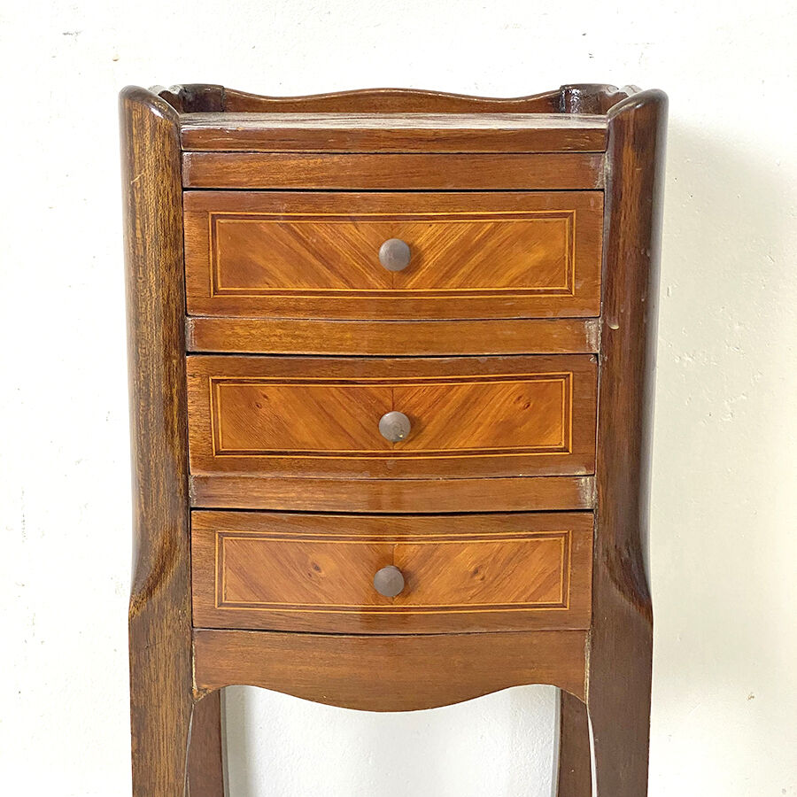 Bedside table Louis XV style