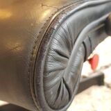 Leather armchair attributed to Richard Sapper