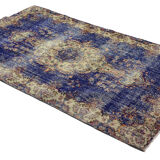 Anatolian handmade vintage rug 262 cm x 152 cm