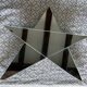 Vintage mirror Mathias Creation – Star – 1970s – Made in France