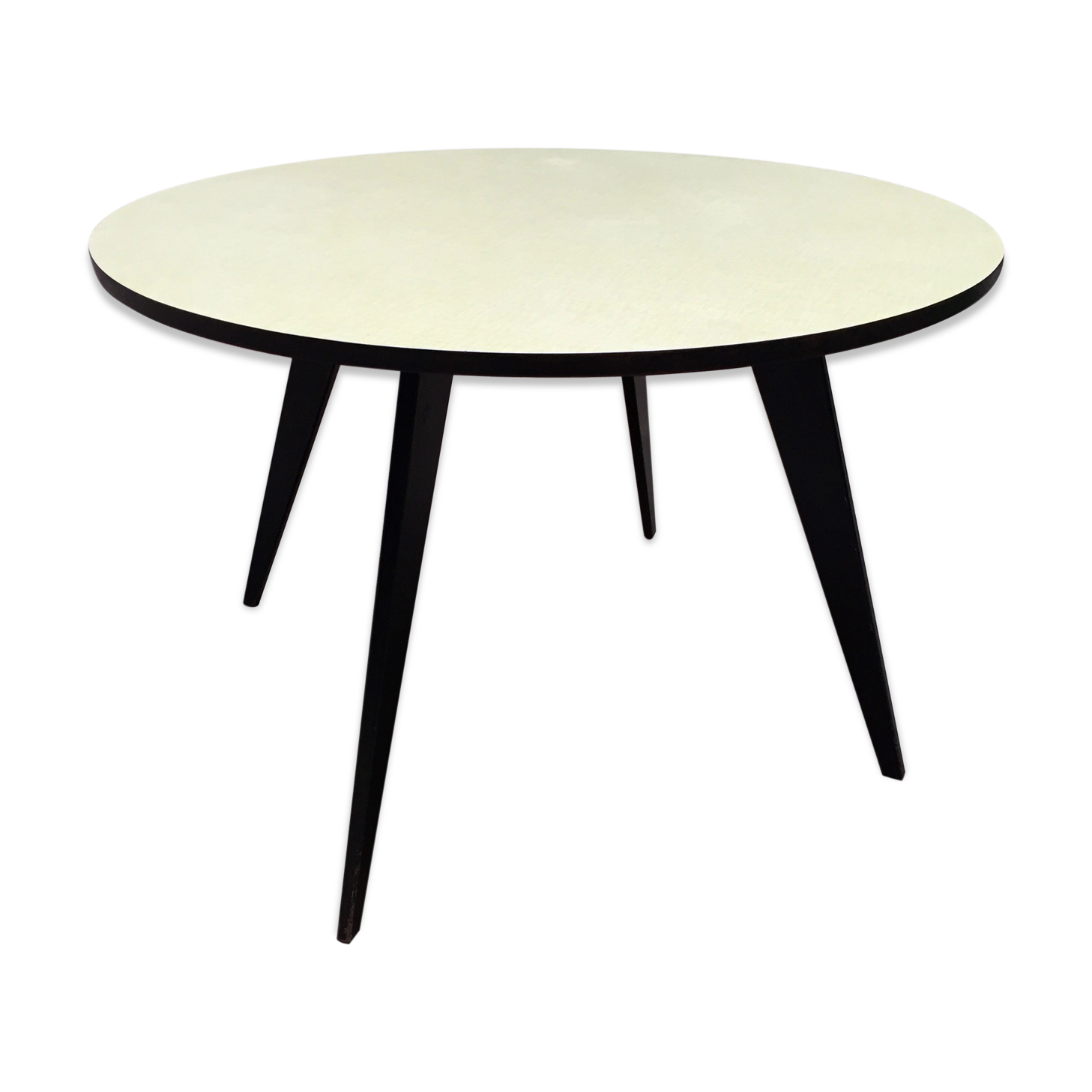 Round feet compass year 50 formica table
