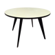 Table pieds compas année 50 formica ronde