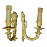 Pair of Louis XVI style sconces of the nineteenth