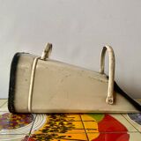 Art Deco coal bucket in enameled sheet metal