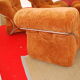 4 vintage armchairs and vintage pouf