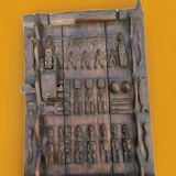 Dogon Mali Granary Door Sculpture African Art